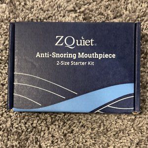 ZQuiet Anti-Snoring Mouthpiece 2-Size Starter Pack - NEW